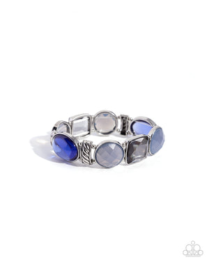 Paparazzi Glassy Generosity - Blue