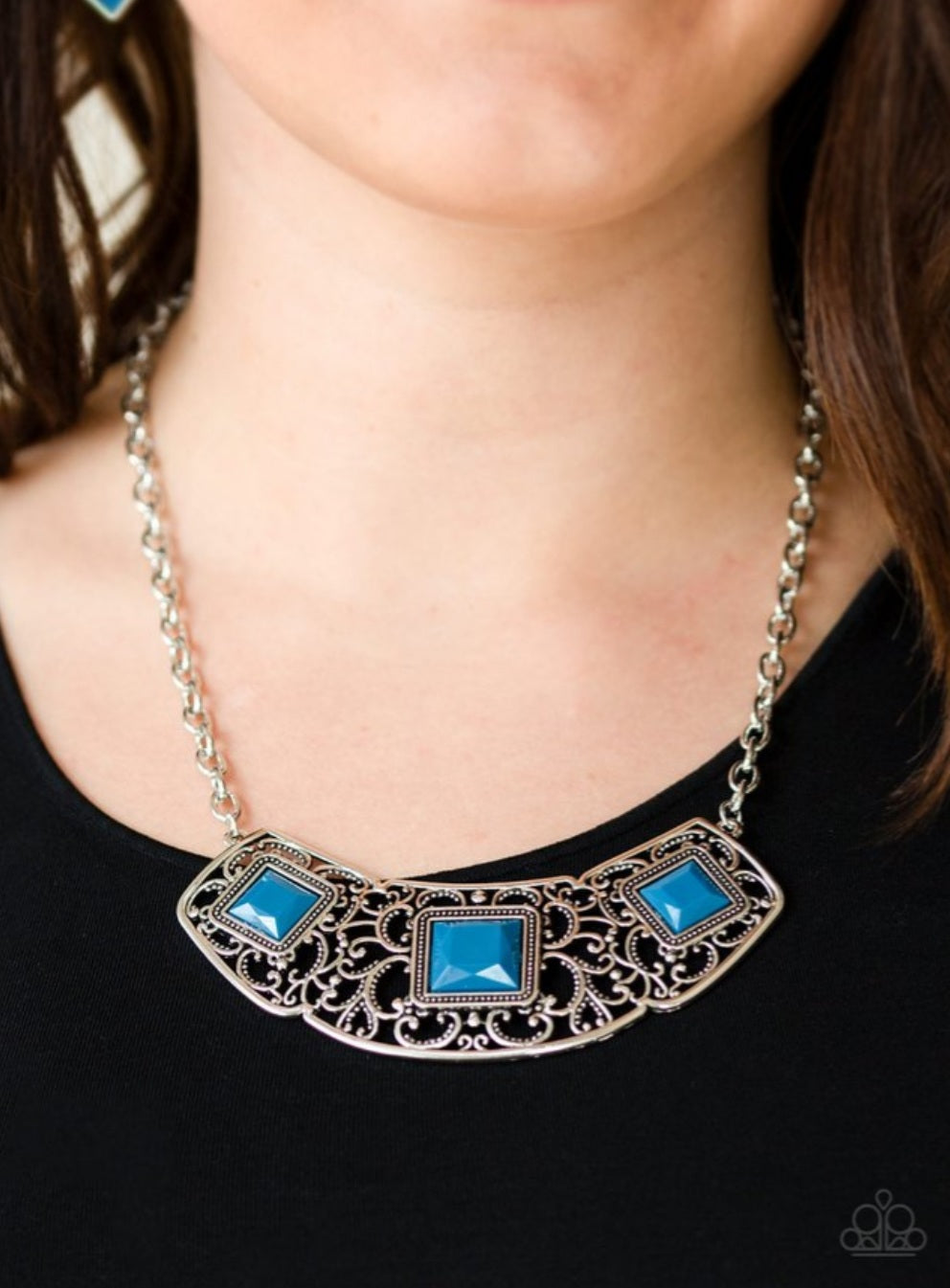 Paparazzi Feeling Inde-PENDANT- Blue