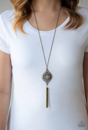 Paparazzi Totally Worth The TASSEL- Brass