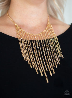 Paparazzi First Class Fringe- Gold