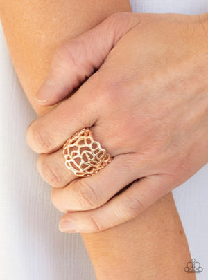 Paparazzi Get Your FRILL- Rose Gold