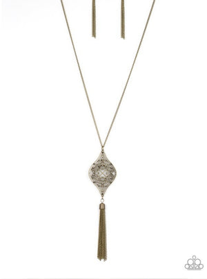 Paparazzi Totally Worth The TASSEL- Brass