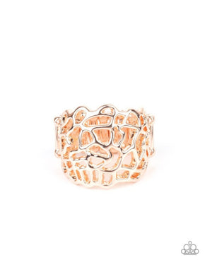 Paparazzi Get Your FRILL- Rose Gold