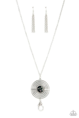 Paparazzi Targeted Tranquility- Black Lanyard