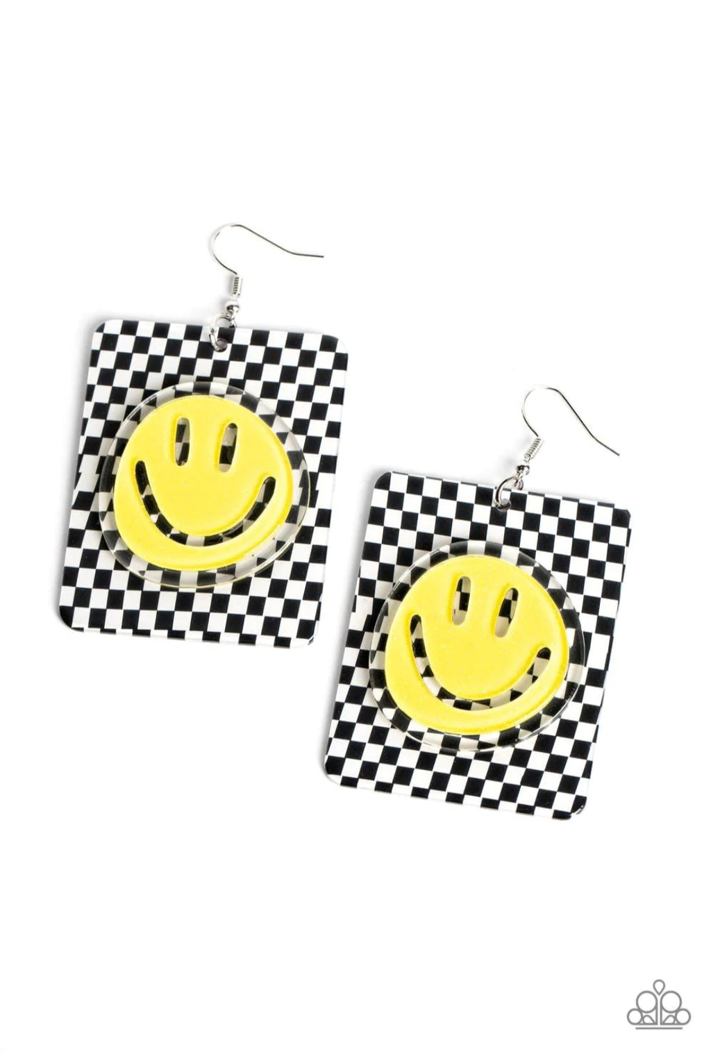 Paparazzi Cheeky Checkerboard- Yellow